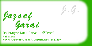 jozsef garai business card